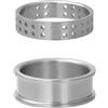 iXXXi Men Anello composito Punched Circles
