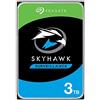 Seagate SkyHawk, 3 TB, Hard Disk Interno per Applicazioni di Sorveglianza, Unità SATA 6 GBit/s, 3.5, Cache 64 MB per Sistemi con Videocamere DVR e NVR, 3 Anni di Servizi Rescue (ST3000VX009)