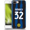 Head Case Designs Licenza Ufficiale Inter Milan Federico Dimarco 2023/24 Giocatori Home Kit Custodia Cover in Morbido Gel Compatibile con Apple iPhone 7 Plus/iPhone 8 Plus
