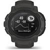Garmin Instinct 2, Smartwatch, 45mm, Rugged design, Autonomia 28 giorni, +30 app multisport, GPS, Cardio, SpO2, Activity Tracker 24/7, Connect IQ (Graphite)