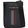 Tommy Hilfiger Uomo Borsa a Tracolla Foundation Mini Crossover Piccola, Nero (Black), Taglia Unica