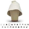 LoWell® Cappello da sauna in feltro per uomo e donna, con guida alla sauna, accessorio ideale per un'esperienza di benessere unica, berretto da sauna