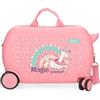 Enso Magic Summer Valigia per bambini rosa, 45 x 31 x 20 cm, rigida ABS 27,9 L 1,8 kg 2 ruote Bagaglio mano, Rosa, Valigia per bambini