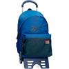 Reebok Atlantic Zaino Scuola con Carrello Blu 31x44x17,5 cm Poliestere 23,87L by Joumma Bags, blu, Zaino scuola con carrello