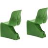 CASAMANIA set da 2 sedie HER - CM8636-PCVE-2PZ