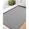 Color&Geometry Color G Zerbino 43.5x75cm, Raccoglitore di Sporcizia Zerbino Ingresso Interno Lavabile, Assorbente Zerbino Ingresso Esterno per Ingresso, Balcone, Animali e Cani (Grigio Chiaro)