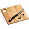 Premier Housewares 9096871 - Formaggiera in caucciù e acciaio INOX con coltello, manico in caucciù