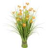 Flair Flower Grasbusch con Cosmea e farfalla, decorazione per fiori artificiali, albero di erba, decorazione per la primavera