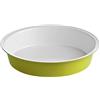 Premier Housewares Ecocook - Tortiera in Acciaio al Carbonio Rivestito in Ceramica, Colore: Verde Lime, 26 x 26 x 5