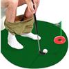 Mad Monkey Set da golf per la casa, gioco di mini golf per la stanza tranquilla, con mazze da golf, palline da golf e tappetino per il putting, articolo scherzoso sul golf.