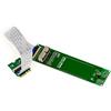 KALEA-INFORMATIQUE Adattatore per montare un SSD Mac a 28 pin 12+16 pin su una porta M2 E A Key. Compatibile con gli SSD AHCI e NVMe prodotti dal 2013.