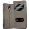 Cadorabo Custodia Libro per Samsung Galaxy Note 3 in Bruno Pietra - con Funzione Stand e Chiusura Magnetica - Portafoglio Cover Case Wallet Book Etui Protezione