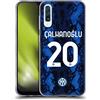 Head Case Designs Licenza Ufficiale Inter Milan Hakan Çalhanoglu 2021/22 Giocatori Home Kit Custodia Cover in Morbido Gel Compatibile con Samsung Galaxy A50/A30s (2019)