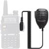 CABLEPELADO Microfono altoparlante per Walkie Talkie, microfono per walkie talkie, compatibile con BaoFeng UV-5R BF-888S UV-82 UV-S9 BF-F8HP UV-10R UV-11R BF-H6 GT-3 GM-15PRO, Led Rosso