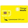 Things Mobile SIM Card per TAGLIAERBA Things Mobile con copertura globale e rete multi-operatore GSM/2G/3G/4G LTE, senza costi fissi, senza scadenza e tariffe competitive, con 10 € di credito incluso