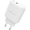 N NEWTOP CM28 Caricabatterie Rete Muro USB Tipo C Type-C POWERDELIVERY PD QC 20W Quick Charger 3.0 Ricarica Veloce Rapida Compatibile con Huawei Samsung Xiaomi Oppo Realme Honor Tablet (Solo Charger)