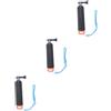 OSALADI 3 Pz accessori per fotocamere manico galleggiante sport acquatici per selfie palmare galleggiante striscione galleggiante asta di galleggiamento fotocamera sportiva