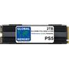 Global Memory 2TB M.2 2280 Pcie Gen4 x4 Nvme SSD Con Dram + Dissipatore Per PLAYSTATION 5 (PS5