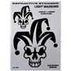 4R Quattroerre.it Quattroerre 1124 Adesivo Riflettente Joker