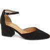Vegan Shoes Italy VSI APRIL Sandali vegan neri tacco punta scarpe vegane Made in Italy