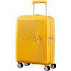 American Tourister Trolley Bagaglio a Mano Soundbox Spinner 55/20 Tsa Exp 4 Ruote Golden Yellow