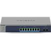 NETGEAR MS510TXUP switch di rete Gestito L2/L3/L4 10G Ethernet (100/1000/10000) Supporto Power over (PoE) Grigio, Blu [MS510TXUP-100EUS]