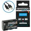 Patona 1361 Batteria Platinum per Canon LP-E6NH LP-E6P 2600 mAh con USB-C