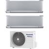 Panasonic Condizionatore Dual Split Panasonic Etherea Silver 18+18 con CU-5Z90TBE R-32 Wi-Fi Integrato