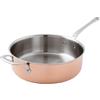 PADERNO WORLD CUISINE Casseruola Bassa 1/M Serie 15600 Rame 3-Ply Ø cm 28 H 9 con contromaniglia