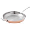 PADERNO WORLD CUISINE Padella Ø cm 32 H 5,5 Lt 4,4 Serie 15600 Rame 3-Ply con contromaniglia