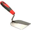 KOTARBAU® Cazzuola in acciaio inox levigata 100 mm con impugnatura in gomma per la lavorazione di massa, cazzuola da muratore, spatola per stuzzicadenti