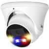 Vultech Security Telecamera Dome IP DUAL LIGHT SHOW. ANTI DET. Vultech VS-IPC1550D3FEWDAD-PS 1/2,7'' 5 Mpx H.265 POE WDR 2,8mm Led Luce Calda + IR LED 30M P2P SMART MIC. SIR. SD CARD SERIE PRO SENSE