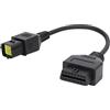 EBTOOLS 6 Pin OBD2 Cavo Diagnostico per Husqvarna 449 511 610 630 450 Moto OBD2 Scanner Cavo Adattatore Diagnostico di Ricambio