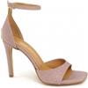 Vegan Shoes Italy VSI ALICIA Sandali vegan eleganti rosa punta squadrata tacco tallone chiuso scarpe vegan Made in Italy