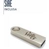 WorldSource Mini chiavetta usb compatta da 1 a 64GB con logo personalizzate o neutre