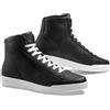 STYLMARTIN - Sneaker da moto CORE in pelle, con fodera in rete impermeabile CE, colore: nero/bianco, 40