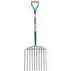 Draper 63578 - Forca per Letame a 10 rebbi con Manico in Legno e Manico MYD