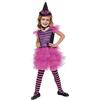 Rubie's Costume da strega glamour rosa per ragazza, vestito, cappello, girocollo e calze, ufficiale Rubies per Halloween, carnevale, compleanno e feste