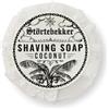 Störtebekker Shaving Accessories Störtebekker Premium Sapone da rasatura (Cocco) - per una ricca schiuma da barba - Perfetto per la rasatura con rasoio di sicurezza e rasoio a lama dritta - vegano - fatto a mano (70g, 1pc.)