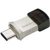 TRANSCEND Pendrive Transcend JetFlash 890 128 GB USB Type-A / USB Type-C 3.2 Nero, Argento