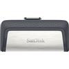 SANDISK Pendrive SanDisk Ultra Dual Drive USB Type-C 32 GB USB Type-A / USB Type-C 3.2 Nero, Argento