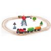 Hape Pista con Locomotiva a Batteria e Gru