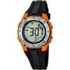 Calypso K5685/7 - Orologio digitale unisex con display LCD e cinturino in plastica nera, LCD/Nero, Colore: RAL