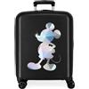 JOUMMA BAGS Disney 100 Mickey Silver Trolley ABS 55 cm 4 Ruote