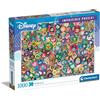 Clementoni- Disney Emoji Impossible Emoji-1000 Pezzi, Orizzontale, Puzzle Difficile, Divertimento per Adulti, Made in Italy, Multicolore, 39830