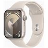 Apple Watch Apple Watch Series 9 GPS 45mm Starlight Aluminium Case with Sport Band M/L - Starlight EU