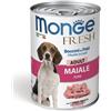 MONGE Fresh Dog bocconcini in paté 400g - maiale