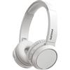 PHILIPS H4205WT/00 Cuffie Bluetooth con Tasto Bass Boost, Bluetooth, 29 Ore di Riproduzione, Funzione Ricarica Rapida, Isolamento dai Rumori, Richiudibile, Bianco (White)