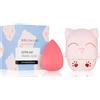 BrushArt Accessories Cutie Cat travel case with make-up sponge 1 pz