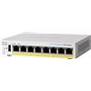 Cisco CBS250-8PP-D-EU Smart 8-port GE, Partial PoE+ 45W, Desktop, Ext PSU